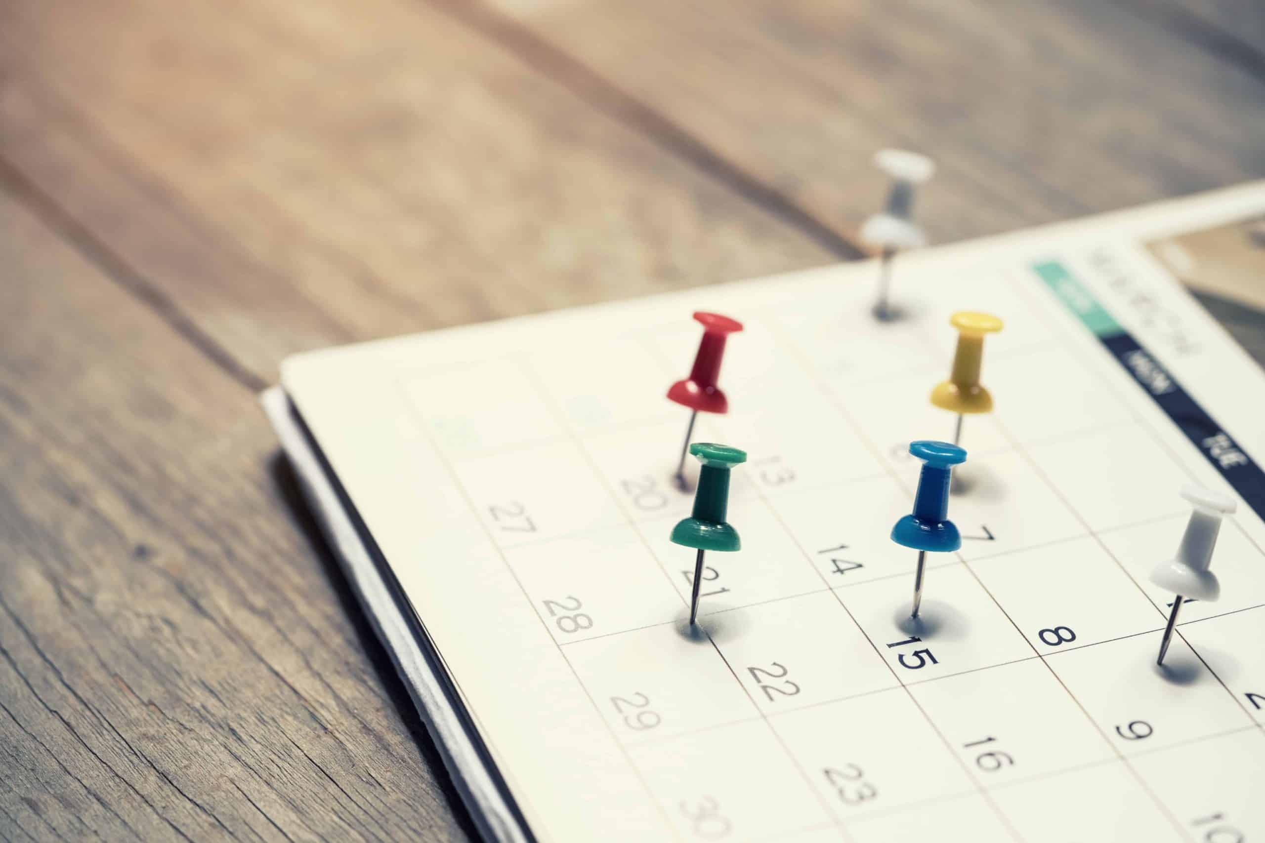 A year-long content calendar